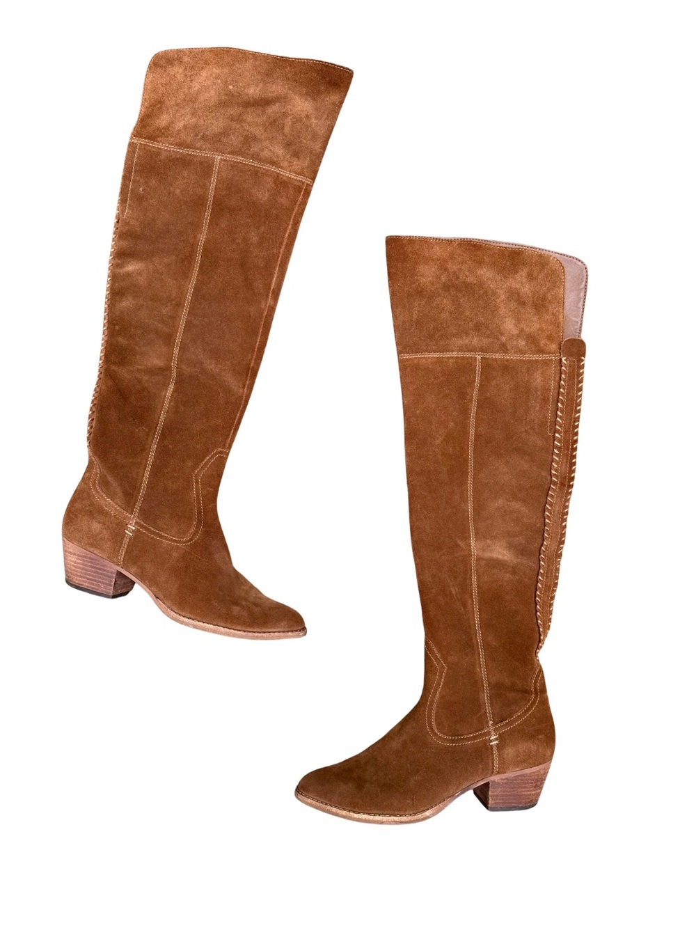 Women’s Brown Suede Over the Knee Boots